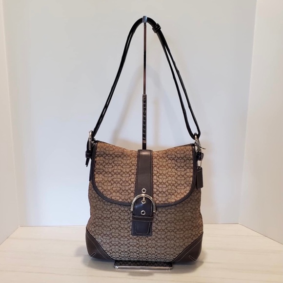 COACH Signature Jacquard Canvas Soho Small Duffle 6376 - Picture 1 of 9